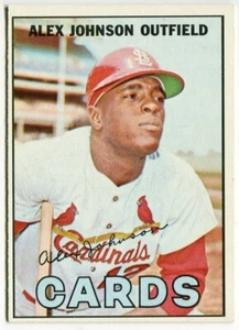 1967 Topps #108 Alex Johnson St. Louis Cardinals - Picture 1 of 2