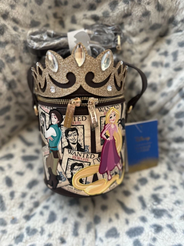 Danielle Nicole Tangled Disney Novelty Barrel Crossbody Bag NWT  - Image 1 of 1
