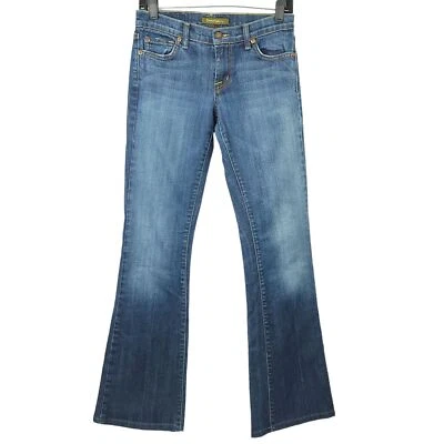 Pantalones de mezclilla David Kahn Jeanswear Nikki acampanados corte bota para mujer talla 26 tiro bajo Foto 1 de 4