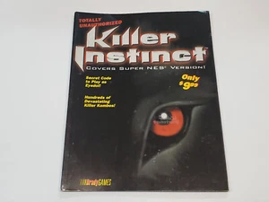 Killer Instinct Totally Unauthorized SNES Brady Games Strategy Guide Book - Picture 1 of 16