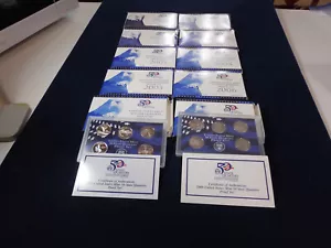 1999-2008 Statehood Quarter Proof Set Run(a21) - Picture 1 of 5