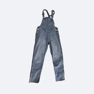 Gap 1969 Womens Blue Denim Overalls Bibs Size M Slouchy Adjustable Straps Jean - Picture 1 of 7