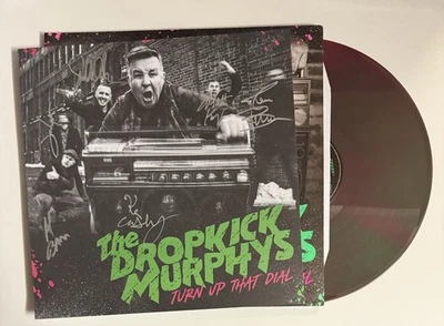 Dropkick Murphys - Turn Up That Dial 12” Coloured Vinyl & Signed Card - Image 1 of 4