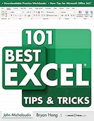 101 Best Excel Tips and Tricks Paperback Bryan, Michaloudis, John Foto 1 de 2