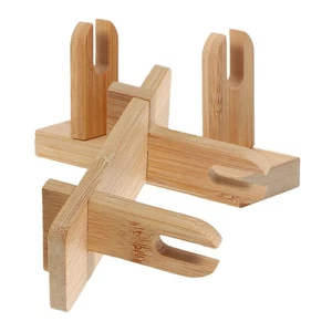2 Stück Fan Rack Deko Japanische Ständer Bambus Halterung Halter Display für - Bild 1 von 12