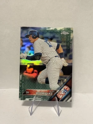 2016 Topps Chrome - Alex Rodriguez #146 Green Refractor /99 - Image 1 of 3