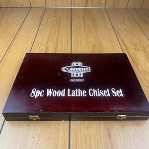 Cummins Industrial Tools 8pc Wood Lathe Chisel Set No.3252 Woodworking - Picture 1 of 16
