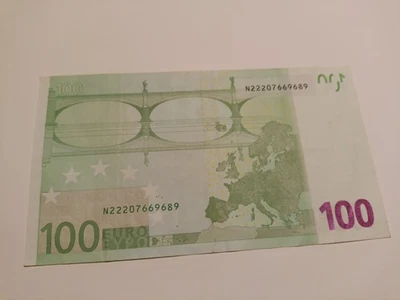 VERY RARE 100 EURO AUSTRIA BANK NOTE - 1st SERIES - Image 1 of 4