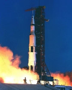 Liftoff of Apollo 11 for first moon landing mission  - 8" x 10" Photo Print - Picture 1 of 1