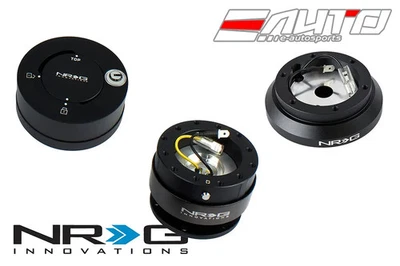 Buje corto volante NRG SRK-120H + liberación rápida Gen2 negro + bloqueo de brillo  Foto 1 de 4