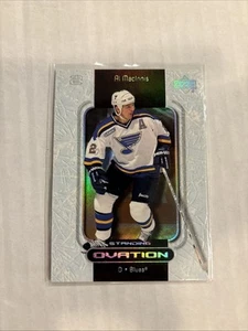AL MACINNIS 1999-00 UPPER DECK OVATION STANDING OVATION /50 #49 HOFer BLUES - Picture 1 of 2