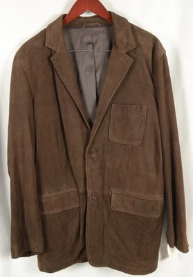 Chaqueta Blazer Abrigo Deportivo J Crew Gamuza Cuero Para Hombre Talla MEDIANA NUEVA CON ETIQUETAS $298 Foto 1 de 4