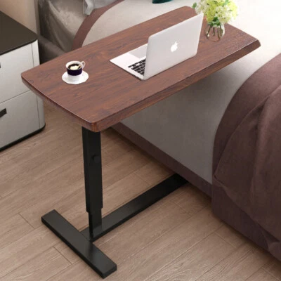 Mobile Overbed Table End Side Table On Wheels Height Adjustable for Home Office - Image 1 of 4