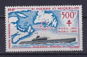 French Colonies, St. Pierre et Miquelon 1962 Michel 396 Ships MLH* - Picture 1 of 2