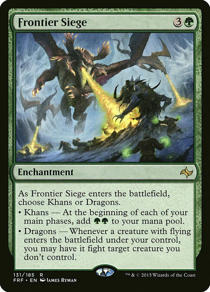 FRONTIER SIEGE - MTG Fate Reforged Rare Enchantment - Image 1 of 1