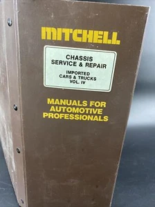 Mitchell Manuals Chassis Service & Repair Imported Cars And Trucks 1978-1983 - Foto 1 di 6