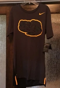 NEW Nike NCAA LSU TIGERS Anthracite Travel Mesh Back Performance Shirt - SMALL - Picture 1 of 5
