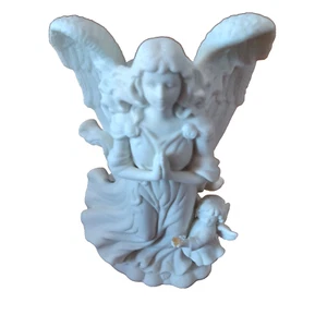 PartyLite Angel of Hope P7638 Porcelain Taper Candle Holder Christmas Box - Picture 1 of 5