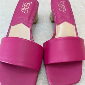 Clothing, Shoes and Accessories Women's Shoes Sandal Hot pink 2" heel size 6M - Picture 1 of 10