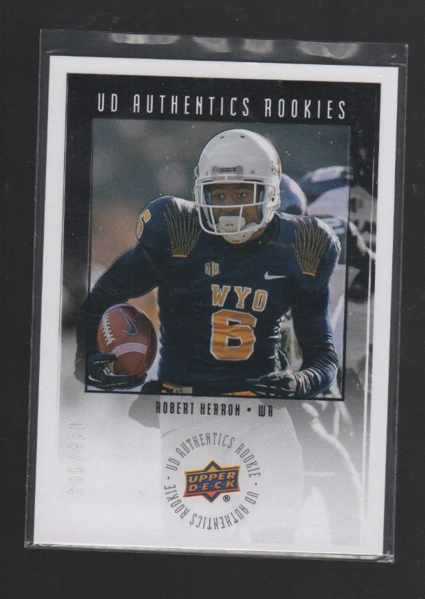 ROBERT HERRON 2014 UPPER DECK UD AUTHENTIC ROOKIES CARD #UA-49    /430 - Image 1 of 1