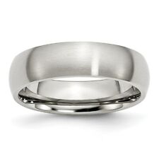 Stainless Steel 6mm Brushed Band