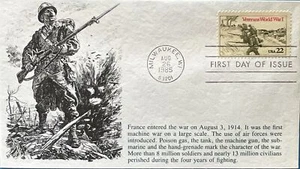 KMC Venture 2154 Veteranos de la Primera Guerra Mundial Francia entró en guerra 3 de agosto de 1914 - Imagen 1 de 1