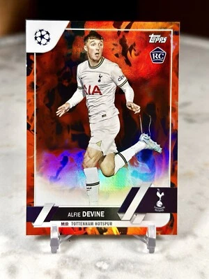 2022-23 Topps UEFA Club Competitions #129 Alfie Devine Inferno Foil - Image 1 of 2
