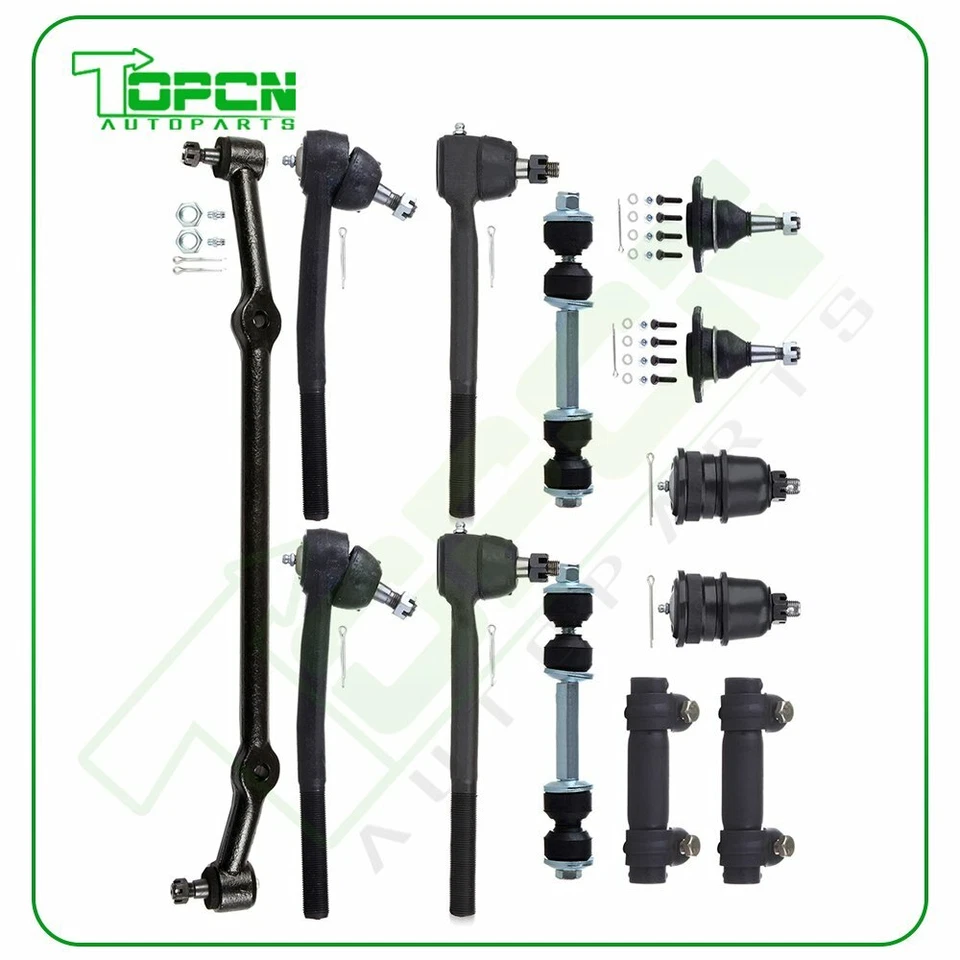 13pcs Front Tie Rod Ends Ball Joints For Buick Roadmaster Chevy Caprice Impala - Image 1 of 4