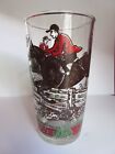 Vintage Tumbler Equestrian Horse Jumping Fox Hunting Drinking Glass