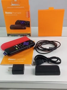 Roku Premiere 3920R 4K Media Streamer With Remote and HDMI Cable - Picture 1 of 24