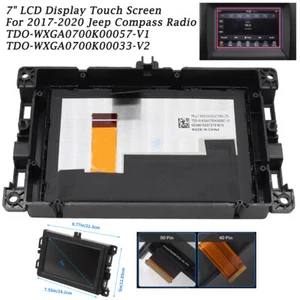 7inch LCD Touchscreen Display Für 2017-2020 Jeep Uconnect Auto Radio Navigation - Bild 1 von 10