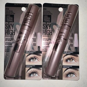 2 Maybelline New York Lash Sensational Sky High Mascara #804 True Brown 7.2 ml - Picture 1 of 1