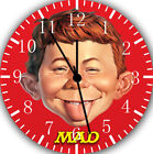 Alfred E. Neuman Wall Clock MAD What Me Worry Office Rec Room Study G64