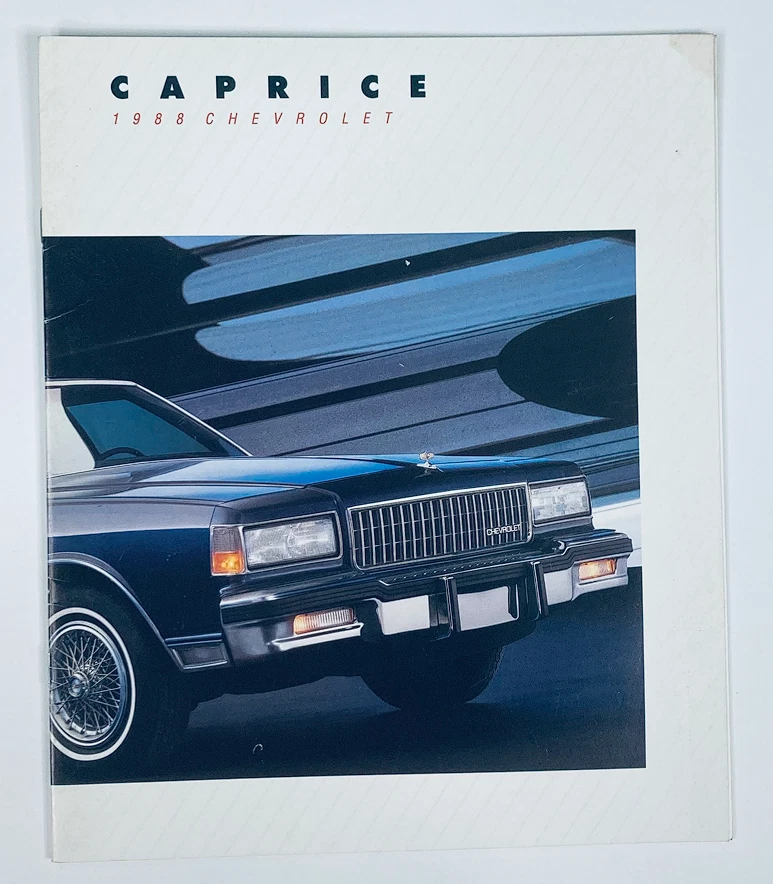 1988 Chevrolet Caprice Dealer Showroom Sales Brochure Guide Catalog - Image 1 of 1