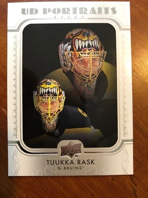 19-20 UD Series 1 Hockey UD Portraits P-33 Tuukka Rask - Image 1 of 2