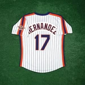 Keith Hernandez 1986 New York Mets Home Cooperstown Men's Jersey w/ 25th Patch - Picture 1 of 9
