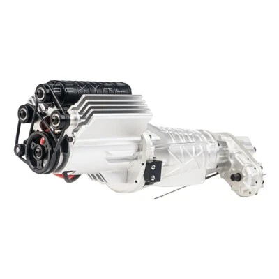 Metal 2-Speed Adjustable Shift Transmission Engine for 1/10 F150 RC Crawler Car - Image 1 of 4