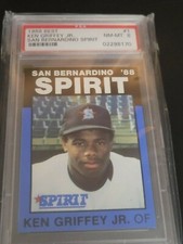 Ken Griffey Jr 1988 Best San Bernardino Spirit PSA 8 NMMT