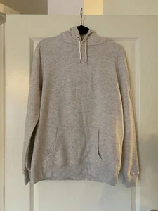 Men's New Look Light Grey Hoodie Jumper / Size M Medium - Picture 1 of 5