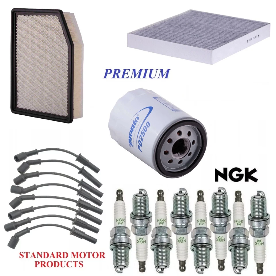 Kit de afinación filtros bujías de cable para GMC SIERRA 1500 V8 5,3 L; 6,2 L 2019-2022 Foto 1 de 1