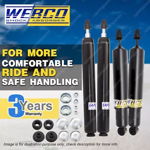 Front + Rear Webco Super Low Pro Shocks for COMMODORE SEDAN VB VC VH VK VL VN VP - Picture 1 of 3