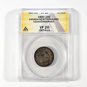 1890 - "J" - Terranova 20 veinte centavos - KM# 4 - CERTIFICADO VF-20 - CD-051 - Imagen 1 de 8