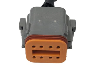 PSI Power 6" SISU Injector Pigtail – 8-Way Deutsch Connector Harness - PSI2055 - Picture 1 of 4