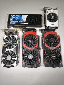 Lot of 5 MSI GPUs - Non-Working, For Parts Only - Picture 1 of 12