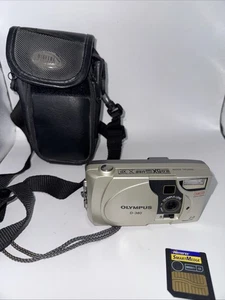 Olympus D-380 2.0 MP Silver Digital Camera 5x Digital Zoom, WORKING - Picture 1 of 22