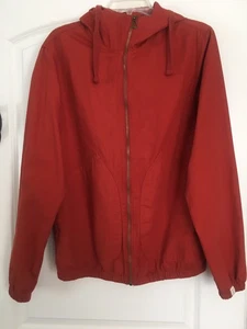 DENIM & FLOWER by RICKY SINGH ORANGE BAUMWOLLE REISSVERSCHLUSS VORNE HOODIE JACKE - M - Bild 1 von 5