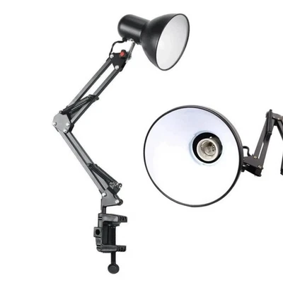 Lamp Desk Architect Arm Swing Adjustable Light Table Clamp Black Metal USA Plug⭐ - Image 1 of 4