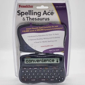 Franklin Spelling Ace & Thesaurus SA-206plus - Picture 1 of 5