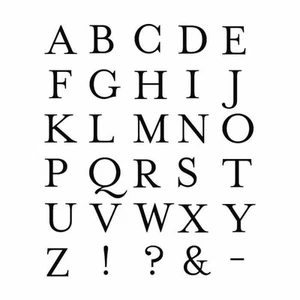 Stempel Set Alphabet inklusive Stempelkissen 30 Teile enthalten - Picture 1 of 1