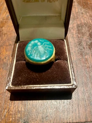 Vintage Intaglio Seal Ring - Image 1 of 4